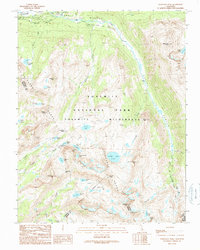 Download a high-resolution, GPS-compatible USGS topo map for Vogelsang Peak, CA (1990 edition)