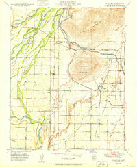 Download a high-resolution, GPS-compatible USGS topo map for Wahtoke, CA (1950 edition)