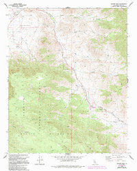 Download a high-resolution, GPS-compatible USGS topo map for Walker Pass, CA (1994 edition)