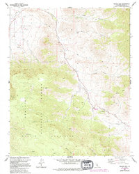 Download a high-resolution, GPS-compatible USGS topo map for Walker Pass, CA (1992 edition)