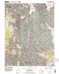 Download a high-resolution, GPS-compatible USGS topo map for Walnut Creek, CA (1999 edition)