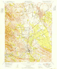 Download a high-resolution, GPS-compatible USGS topo map for Walnut Creek, CA (1949 edition)
