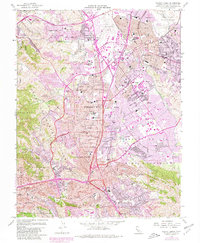Download a high-resolution, GPS-compatible USGS topo map for Walnut Creek, CA (1981 edition)