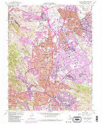 Download a high-resolution, GPS-compatible USGS topo map for Walnut Creek, CA (1983 edition)