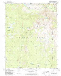 Download a high-resolution, GPS-compatible USGS topo map for Ward Mountain, CA (1987 edition)