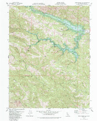 Download a high-resolution, GPS-compatible USGS topo map for Warm Springs Dam, CA (1985 edition)