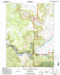 Download a high-resolution, GPS-compatible USGS topo map for Washington Mountain, CA (1996 edition)