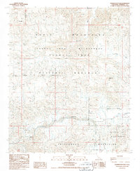 Download a high-resolution, GPS-compatible USGS topo map for Washington Wash, CA (1987 edition)