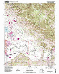 Download a high-resolution, GPS-compatible USGS topo map for Watsonville East, CA (1998 edition)