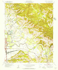 Download a high-resolution, GPS-compatible USGS topo map for Watsonville East, CA (1956 edition)