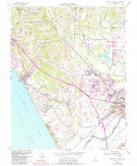 Download a high-resolution, GPS-compatible USGS topo map for Watsonville West, CA (1984 edition)
