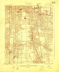 preview thumbnail of historical topo map of Los Angeles County, CA in 1923