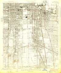 preview thumbnail of historical topo map of Los Angeles County, CA in 1924