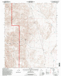 Download a high-resolution, GPS-compatible USGS topo map for Waucoba Canyon, CA (1997 edition)