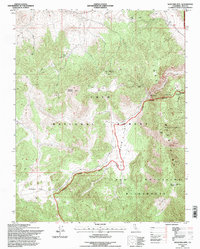 Download a high-resolution, GPS-compatible USGS topo map for Waucoba Mtn, CA (1997 edition)