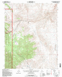 Download a high-resolution, GPS-compatible USGS topo map for Waucoba Spring, CA (1997 edition)
