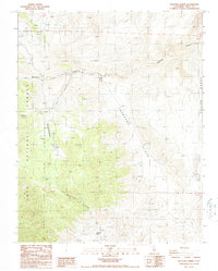 Download a high-resolution, GPS-compatible USGS topo map for Waucoba Spring, CA (1987 edition)