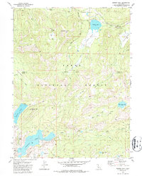 preview thumbnail of historical topo map of Nevada County, CA in 1981