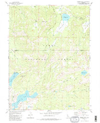 preview thumbnail of historical topo map of Nevada County, CA in 1981
