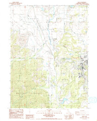 Download a high-resolution, GPS-compatible USGS topo map for Weed, CA (1986 edition)