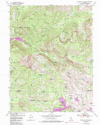 Download a high-resolution, GPS-compatible USGS topo map for Wentworth Springs, CA (1985 edition)