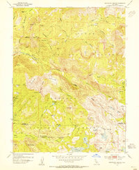 Download a high-resolution, GPS-compatible USGS topo map for Wentworth Springs, CA (1955 edition)