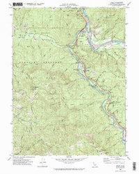 Download a high-resolution, GPS-compatible USGS topo map for Weott, CA (1974 edition)