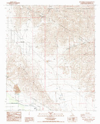 Download a high-resolution, GPS-compatible USGS topo map for West Berdoo Canyon, CA (1988 edition)