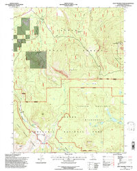 Download a high-resolution, GPS-compatible USGS topo map for West Prospect Peak, CA (1997 edition)