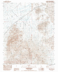 Download a high-resolution, GPS-compatible USGS topo map for West of Baker, CA (1983 edition)