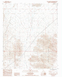 Download a high-resolution, GPS-compatible USGS topo map for West of Broadwell Mesa, CA (1993 edition)