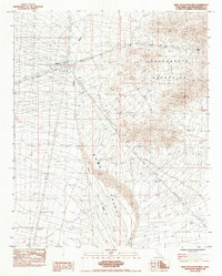 Download a high-resolution, GPS-compatible USGS topo map for West of Flattop Mtn, CA (1984 edition)