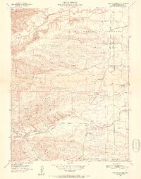 preview thumbnail of historical topo map of Tehama County, CA in 1951