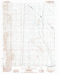 Download a high-resolution, GPS-compatible USGS topo map for West of Juniper Mine, CA (1984 edition)