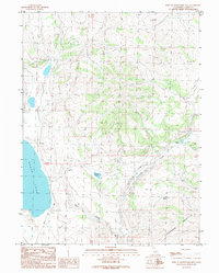 Download a high-resolution, GPS-compatible USGS topo map for West of Snowstorm Mtn, CA (1989 edition)