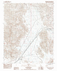 Download a high-resolution, GPS-compatible USGS topo map for West of Soda Lake, CA (1983 edition)