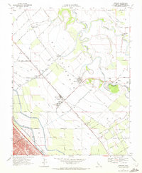 Download a high-resolution, GPS-compatible USGS topo map for Westley, CA (1972 edition)