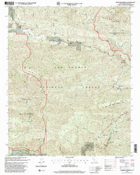 Download a high-resolution, GPS-compatible USGS topo map for Wheeler Springs, CA (2000 edition)