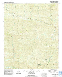 Download a high-resolution, GPS-compatible USGS topo map for Wheeler Springs, CA (1991 edition)