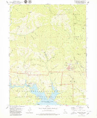preview thumbnail of historical topo map of Shasta County, CA in 1979