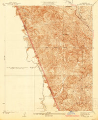 Download a high-resolution, GPS-compatible USGS topo map for Whitaker Peak, CA (1935 edition)