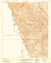 Download a high-resolution, GPS-compatible USGS topo map for Whitaker Peak, CA (1951 edition)