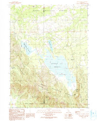 Download a high-resolution, GPS-compatible USGS topo map for White Horse, CA (1990 edition)