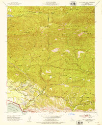 Download a high-resolution, GPS-compatible USGS topo map for White Ledge Peak, CA (1953 edition)