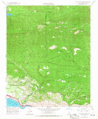 Download a high-resolution, GPS-compatible USGS topo map for White Ledge Peak, CA (1968 edition)