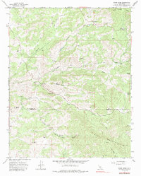 Download a high-resolution, GPS-compatible USGS topo map for White River, CA (1985 edition)