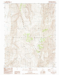 Download a high-resolution, GPS-compatible USGS topo map for White Top Mtn, CA (1988 edition)