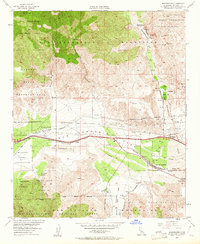 preview thumbnail of historical topo map of Whitewater, CA in 1955