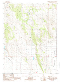 preview thumbnail of historical topo map of Lassen County, CA in 1989