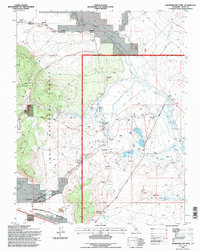Download a high-resolution, GPS-compatible USGS topo map for Whitmore Hot Sprs, CA (1997 edition)